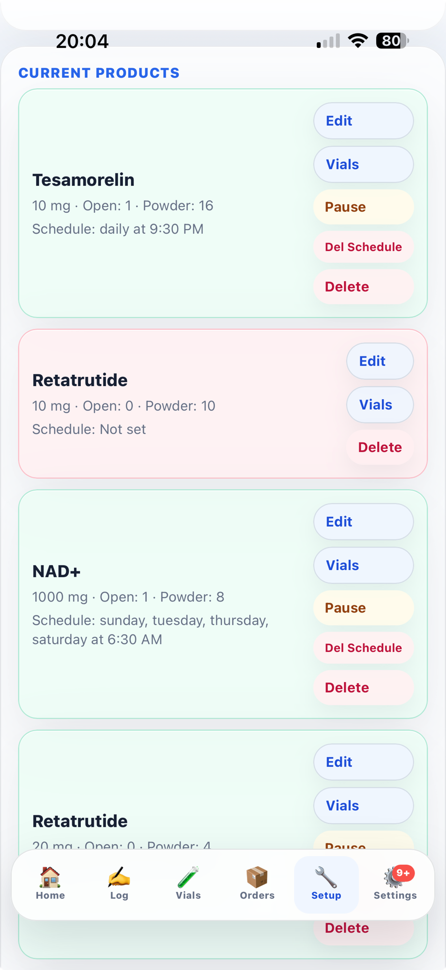 🔧 Product Setup
